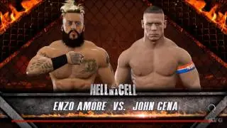 WWE 2K17 - Enzo Amore vs John Cena | Gameplay (HD) [1080p60FPS]