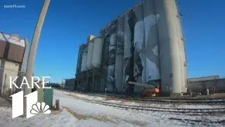 Mankato grain silos become artist's canvas