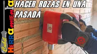 HAZ TUS ROZAS DE UNA PASADA CON LA FRESADORA DE MUROS MACROZA