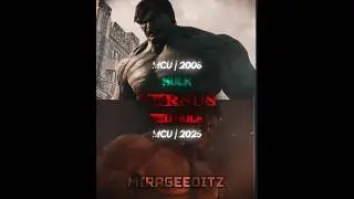 Hulk (MCU | 2008) vs Red Hulk (MCU | 2025) | Skillet - Monster | Ramadhan Series 2025