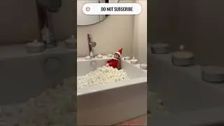 Crunching walking #ASMR #SOUNDS #CALMING #christmas #shorts elf in a sink crunching darnyoursocks