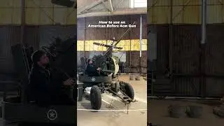 How to use the Bofors gun #ww2