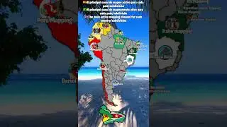 El principal canal de mapeo activo para cada pa&iacute;s/subdivisi&oacute;n #guianas #geography #geoportal #maps
