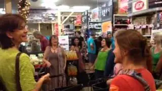 Supermarket flash mob