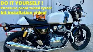 RE Continental GT 650 Tubed tyres to tubeless? | Formula X Pro | Aditya choudhary