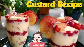 Summer Special | Plum and Custard Trifle | Custard Trifle | Easy Dessert Recipe