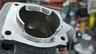Finishing up the port work on the 2149/346xp build uppers and  intake