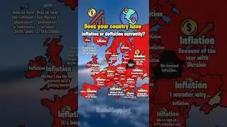 Does your country have inflation or deflation? | ItaliaMapping #fypシ゚viral #mapping #mapper #map