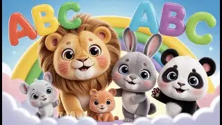 ABC Song with Cute Animal for Kids | Friends A&ndash;Z  Nursery Rhymes & Kids Songs