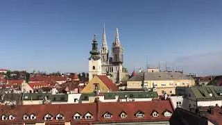 Zagreb, Croatia- earthquake 22 March 2020 cathedral