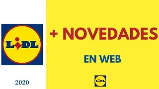 🔥LIDL NOVEDADES EN ALIMENTACI&Oacute;N EN LA NUEVA WEB DEL LIDL 🔥