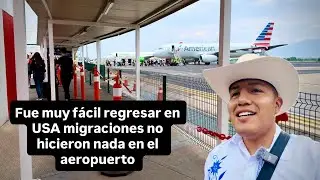 Regresando en Tennessee fue muy facil no me hicieron nada los migraciones del aeropuerto 
