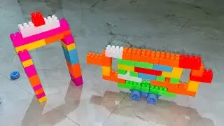 SATISFYING DIY Epic LEGO Truck vs. Toll Gate Challenge!/ASMR BUILDING BLOCKS/BRICK BY BRICK LEGO