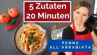 Penne all' arrabiata in 20 Minuten | Koch' vegan