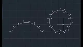 AutoCAD How to Write Text Along with Arc and Circle - QasimCAD