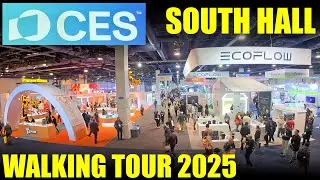 CES 2025 -  South Hall - Show Floor Tour -  Audio Headphones and Manufacturing