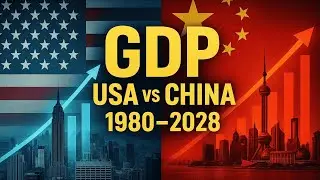 USA vs China GDP: 1980&ndash;2028 Timeline of Growth 