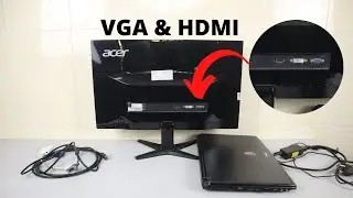 Как подключить монитор к ноутбуку VGA и HDMI