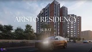 Aristo Residency by Pramukh Developers | 3D Exterior Animation with Amenities Showcase