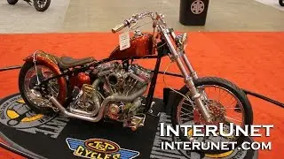 MOD custom bike with Harley-Davidson engine and custom chassis