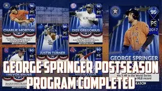GEORGE SPRINGER POSTSEASON PROGRAM COMPLETED!!  MLB The Show 17 Programs