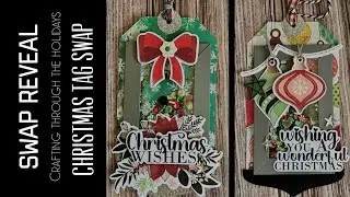PROJECT SHARE:  Christmas Tag Swap at Crafting Through the Holidays