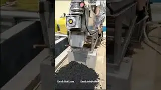 Sludge Treatment Machine | Slaughter Sewage Sludge Screw Press Machine Debugging
