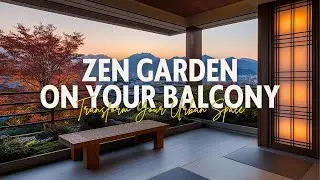 Create a Japanese Zen Garden on Your Balcony