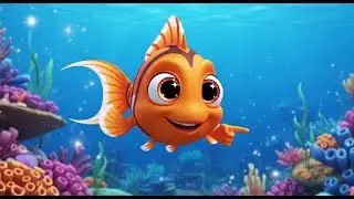 Learn Body Parts with a Little Fish | Kids Educational Song