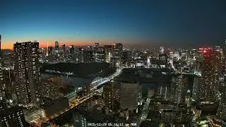 Tokyo Sunset 4K | Tsukiji & Kachidoki City View | Japan Archive | 2025-12-29