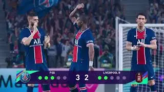 PSG vs Liverpool PES21 Penalty Shootout PES 2021 Penalties