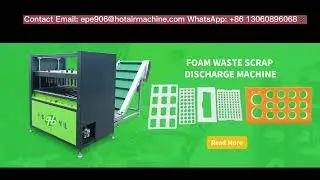FOAM WASTE SCRAP DISCHARGE MACHINE | PE EPE XPE EVA Foam Machine