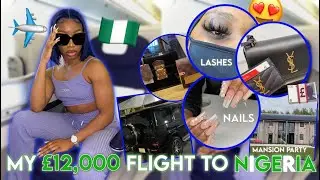 VLOG: MY &pound;12,000 FLIGHT TO NIGERIA | VACATION PREP | MANSION PARTY | BUSINESS CLASS | PART 1 | JM