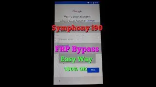 Symphony i90 FRP Bypass Easy way | i90 Google Account Lock Bypass Easy way | Jupiter Electronic