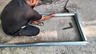 metal door frame G.I मटेरियल #weldingworks #metalwelding #welding