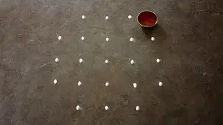 Thaipoosam special 5*3*3 flowerpadikolam/#thaipoosamrangoli/easy rangoli/muggulu gokulramyacreatives