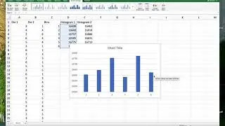 Simulated Roll of two dice and summing the result. Plot the histogram for 100,000 rolls each die.