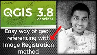 How to #geo-referencing a map with #Image Registration Method by QGIS Software