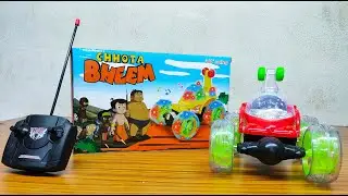 Chhota Bheem  Remote Control Stunt Car /Chhota Bheem 3D Light Car / Chhota Bheem Toys Collection