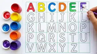 A to z phonics song | ABCD , a to z painting 🎨🖌️