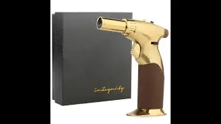inZaynity Torch- Powerful DUAL Flame Style and Triple Adjustable Flame Size in One Hand Torch