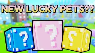 New Lucky Pets and Block? Pet Simulator X Leaks