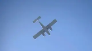Beech 76 Duchess (N977PA) flying over my house
