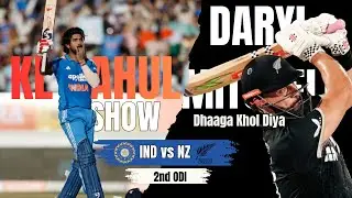 Daryl Mitchell Spoiled the Party 💔  Rahul's CENTURY goes in vain 😭