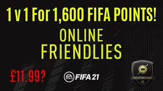 FIFA 21 ULTIMATE TEAM &pound;11.99 WAGER MATCH FOR 1,600 FIFA POINTS!PLAYING AGAINST ICON ALAN SHEARER?