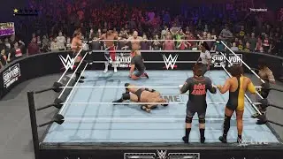 WWE 2K25 survivor series 4 on 4 elimination match team uk vs team nxt