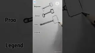 Draw Thor hammer 😲😱#shorts