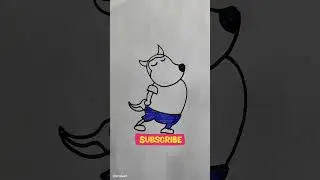 Simple Art-41 How to Draw Wolfoo Cartoon 🐺 #howtodraw #wolfoo #art #simpledrawing @AlexGiya