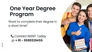 One-Year Degree Program &ndash; A Solution for Discontinued or Dropped-Out Students