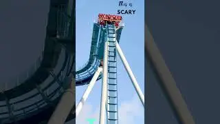 Ride of Fear | Scariest Coaster #rollercoaster #youtubeshorts #ThrillTerrorCoaster #scaryrides